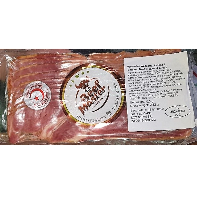 Smoked Beef Bacon